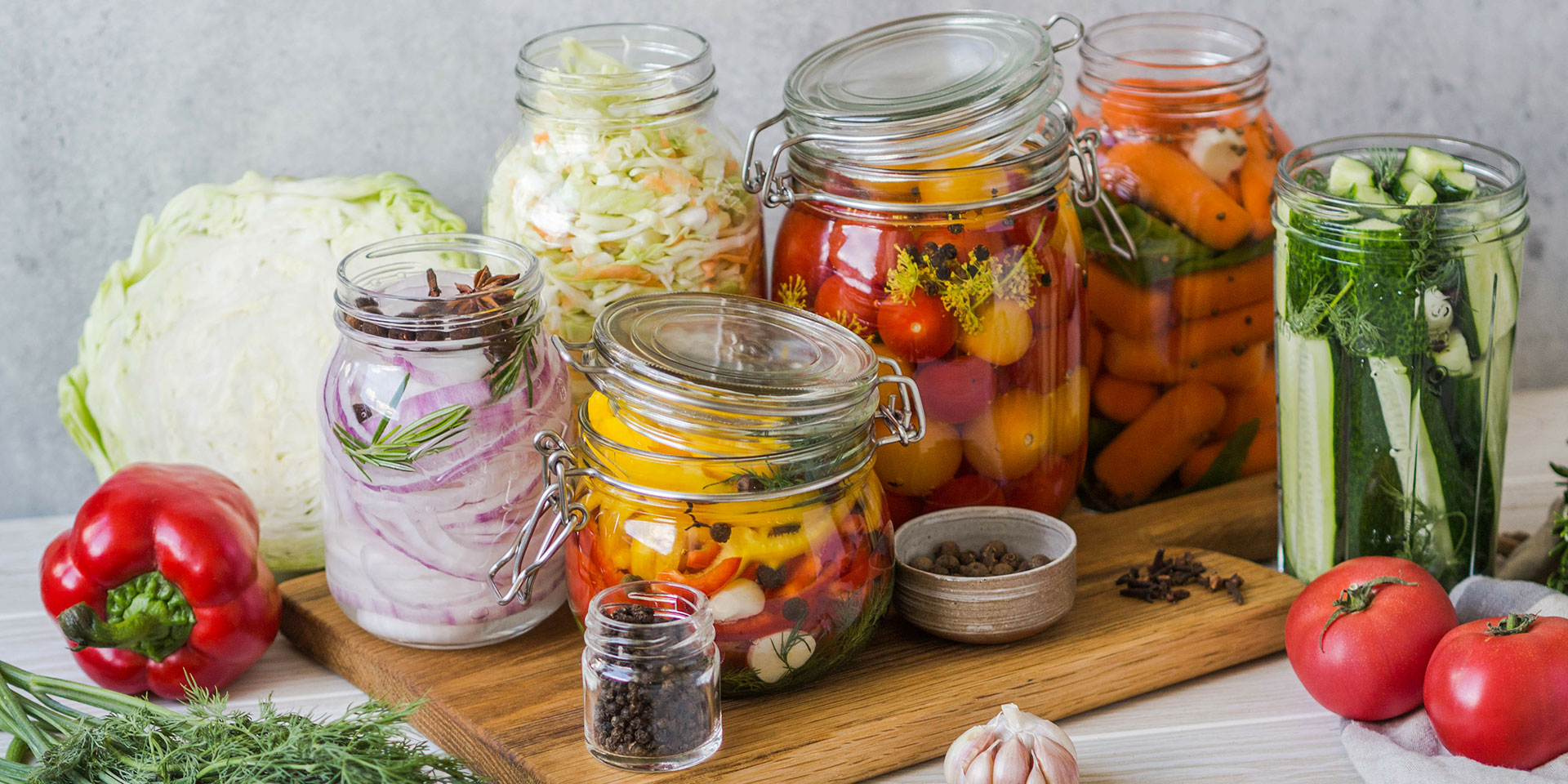 refrigerator pickles on a cutting board